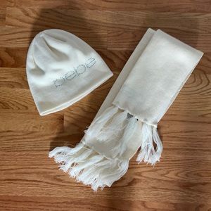 Bebe hat and scarf set - NWOT